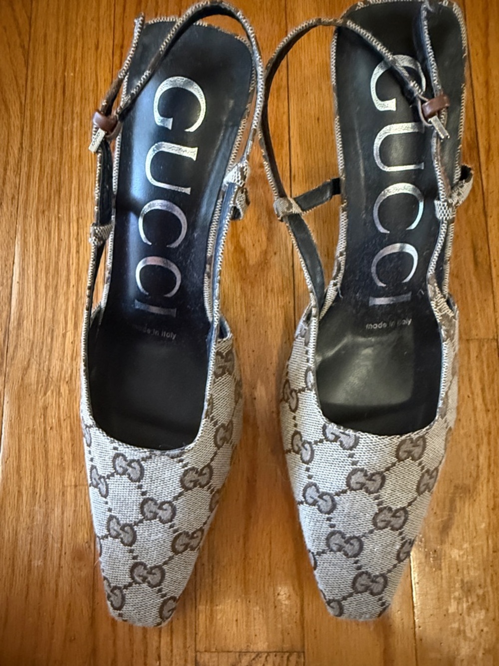GUCCI WOMEN'S GG SLINGBACK PUMP - Picture 2 of 6